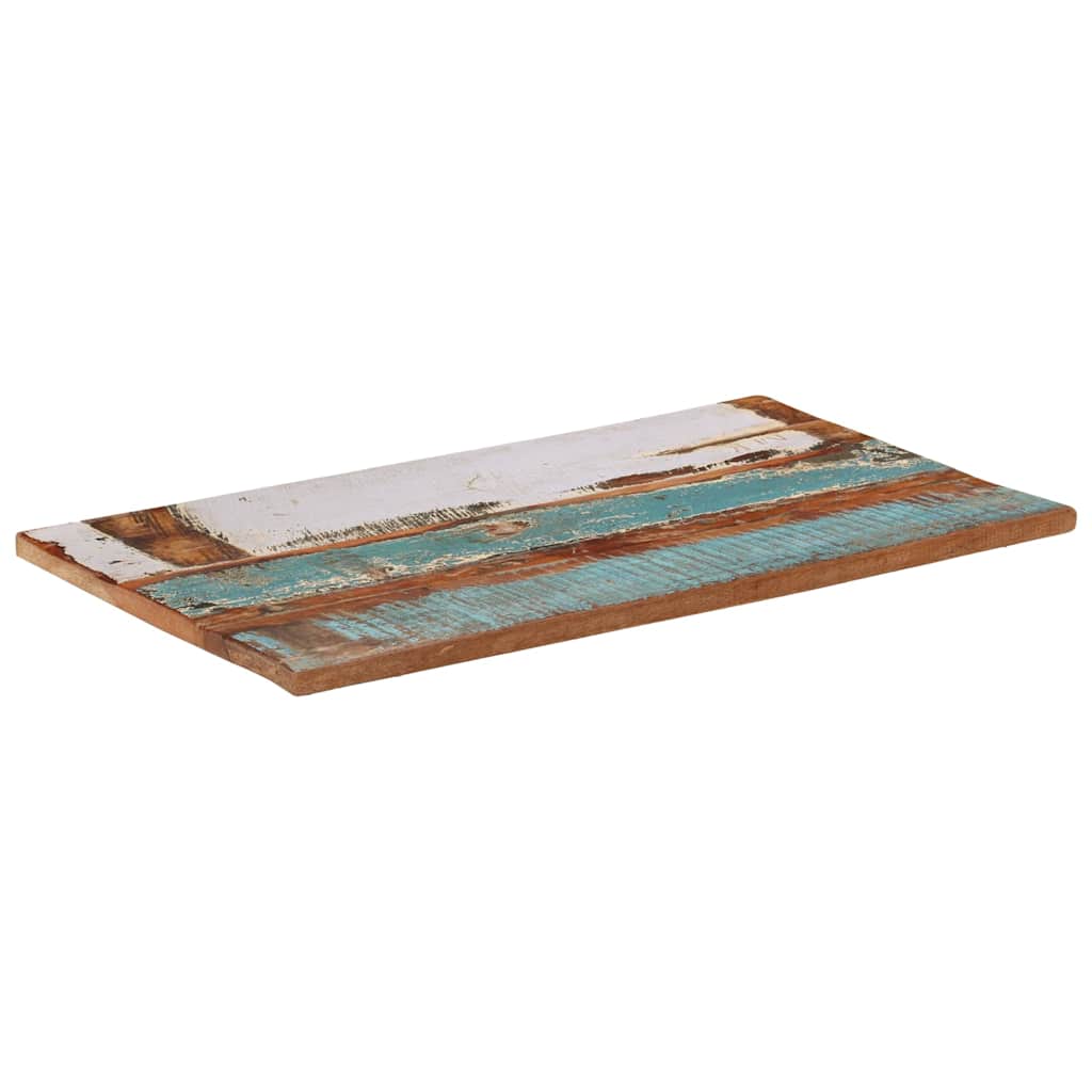 Vidaxl tafelblad rechthoekig 25-27 mm 60x100cm massief gerecycled hout
