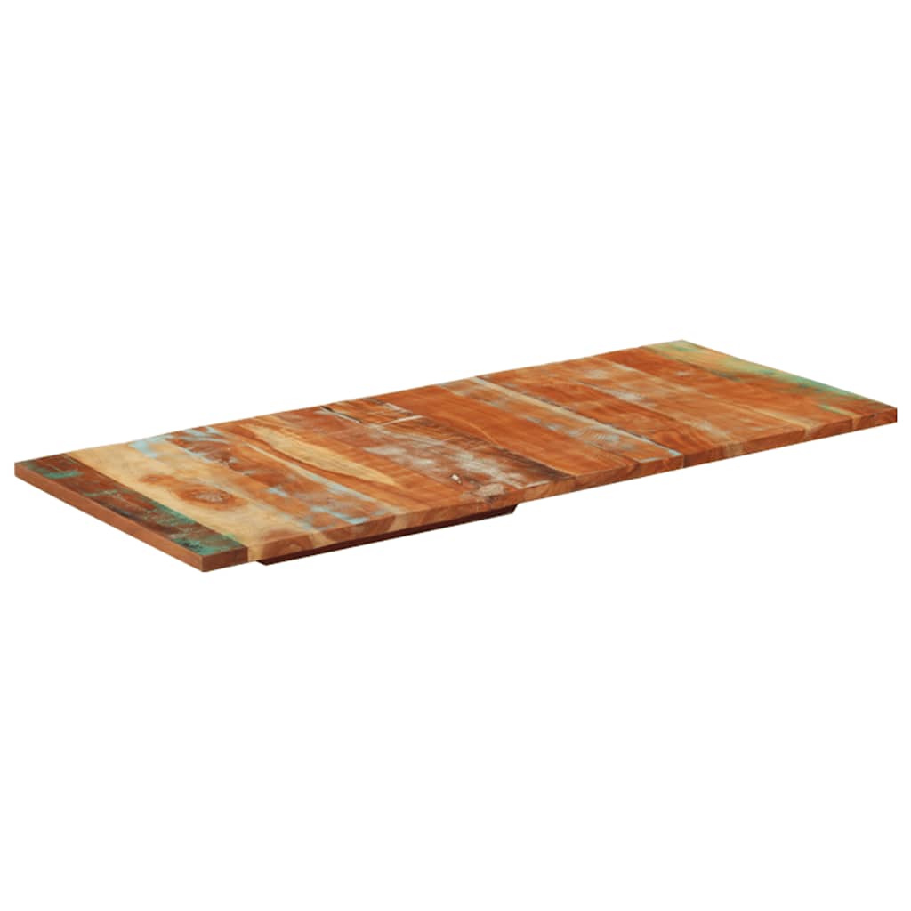 Vidaxl tafelblad rechthoekig 25-27 mm 60x140cm massief gerecycled hout