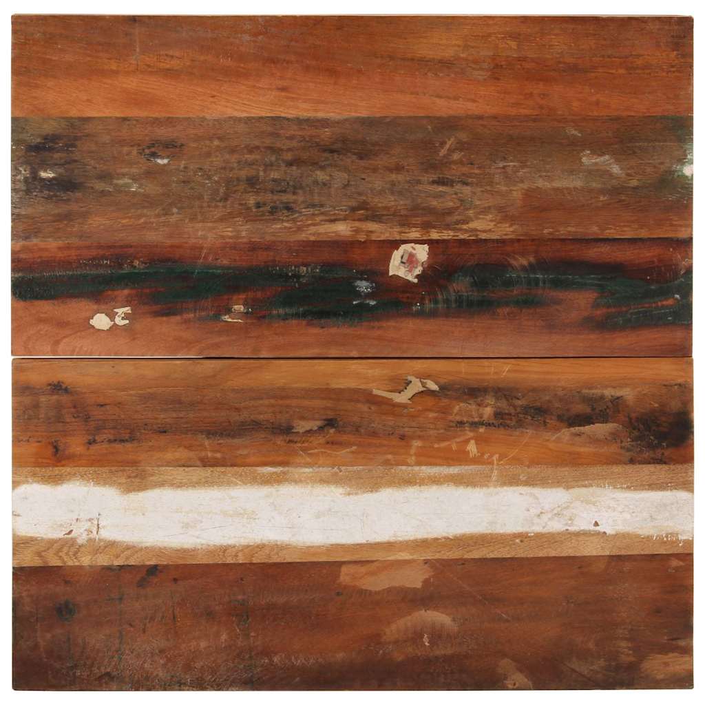 Vidaxl tafelblad vierkant 25-27 mm 70x70 cm massief gerecycled hout