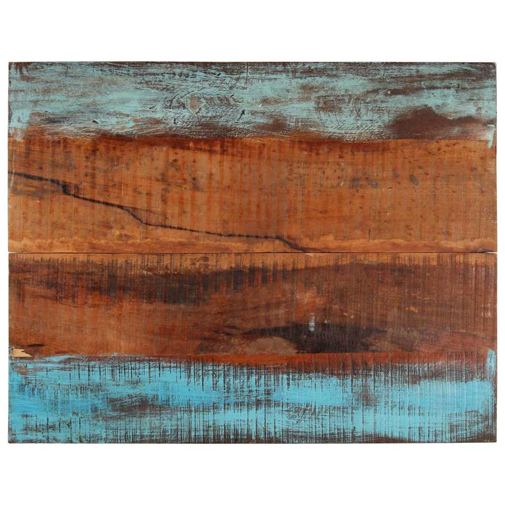Vidaxl tafelblad rechthoekig 25-27 mm 70x90 cm massief gerecycled hout