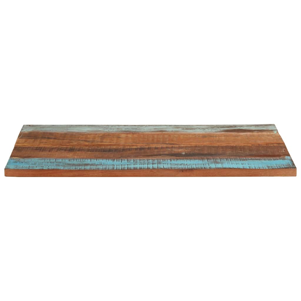 Vidaxl tafelblad rechthoekig 25-27 mm 70x90 cm massief gerecycled hout