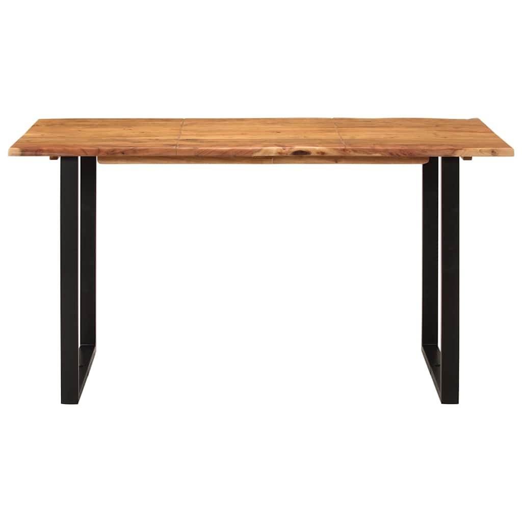Vidaxl eettafel 140x70x76 cm massief acaciahout