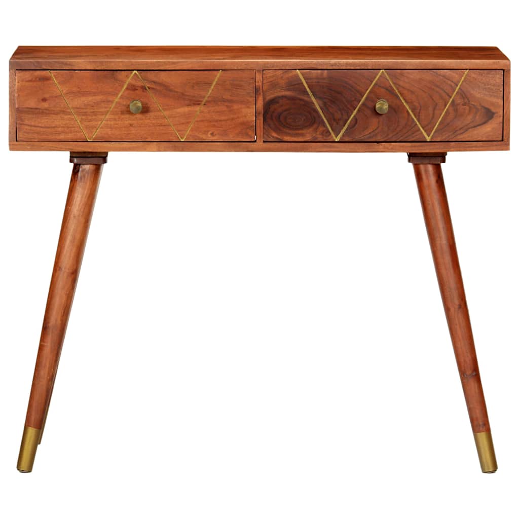 Vidaxl wandtafel 90x35x76 cm massief acaciahout