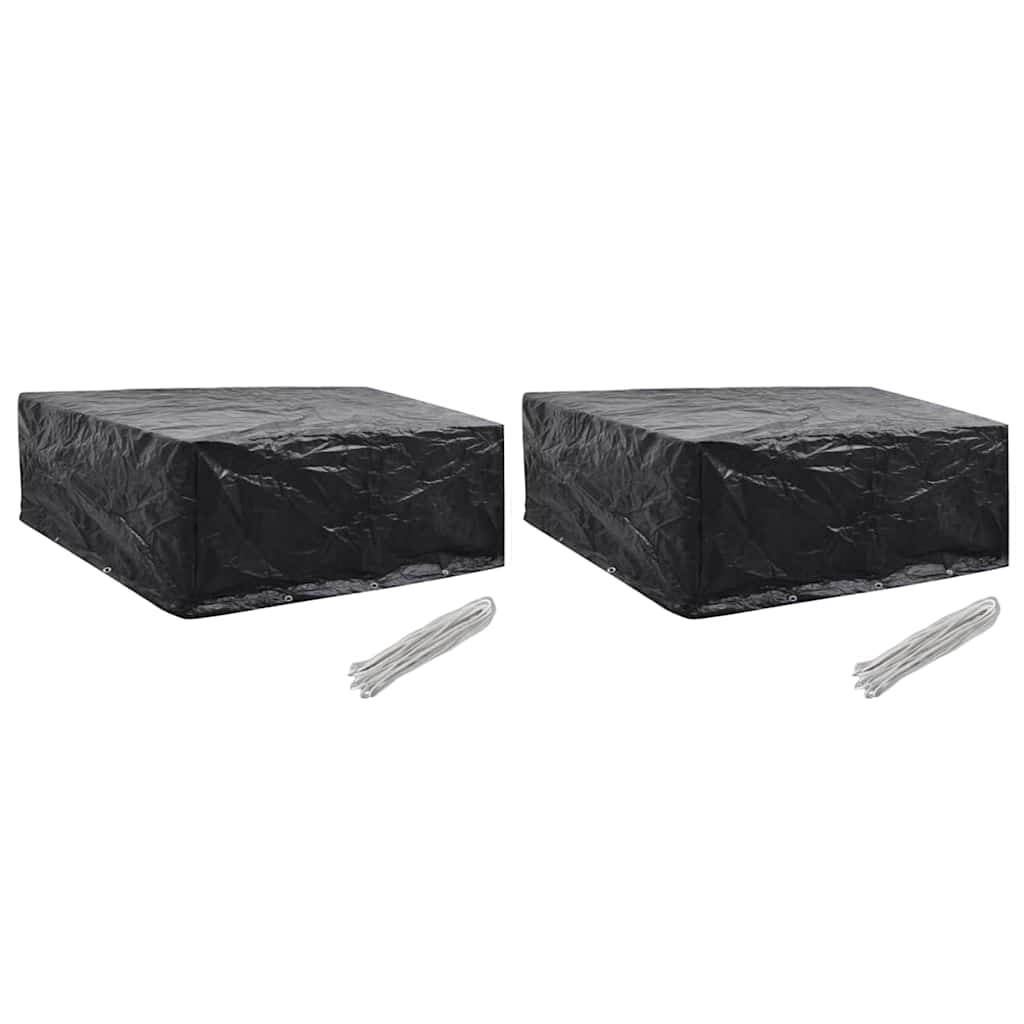 Vidaxl tuinmeubelhoezen 2 st 10 ogen 260x260x90 cm
