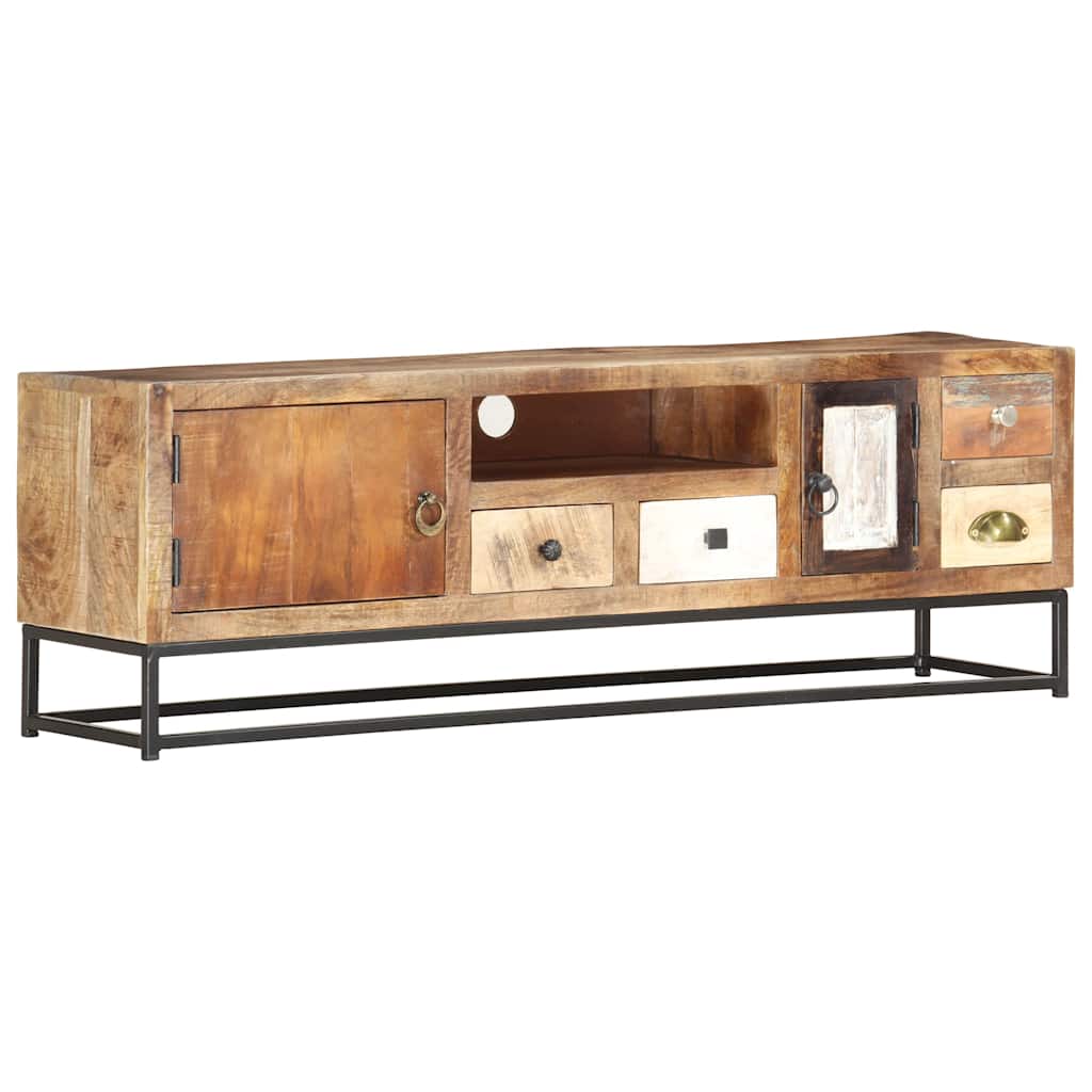Vidaxl tv-meubel 120x30x40 cm massief gerecycled hout