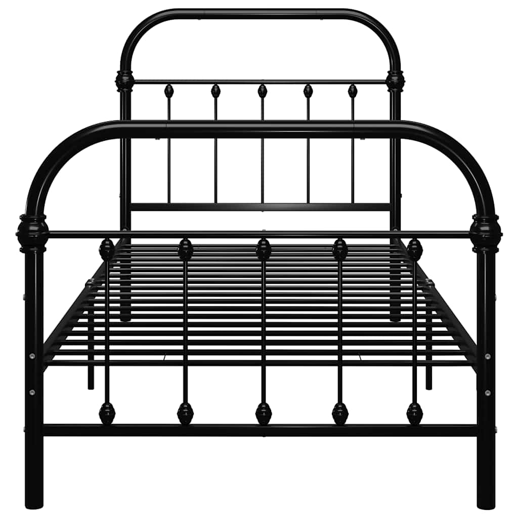 Vidaxl bedframe metaal zwart 100x200 cm