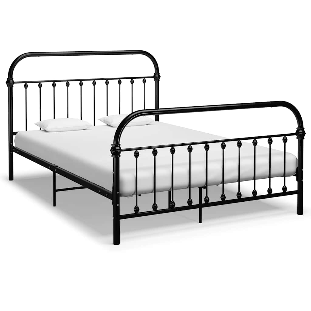 Vidaxl bedframe metaal zwart 160x200 cm