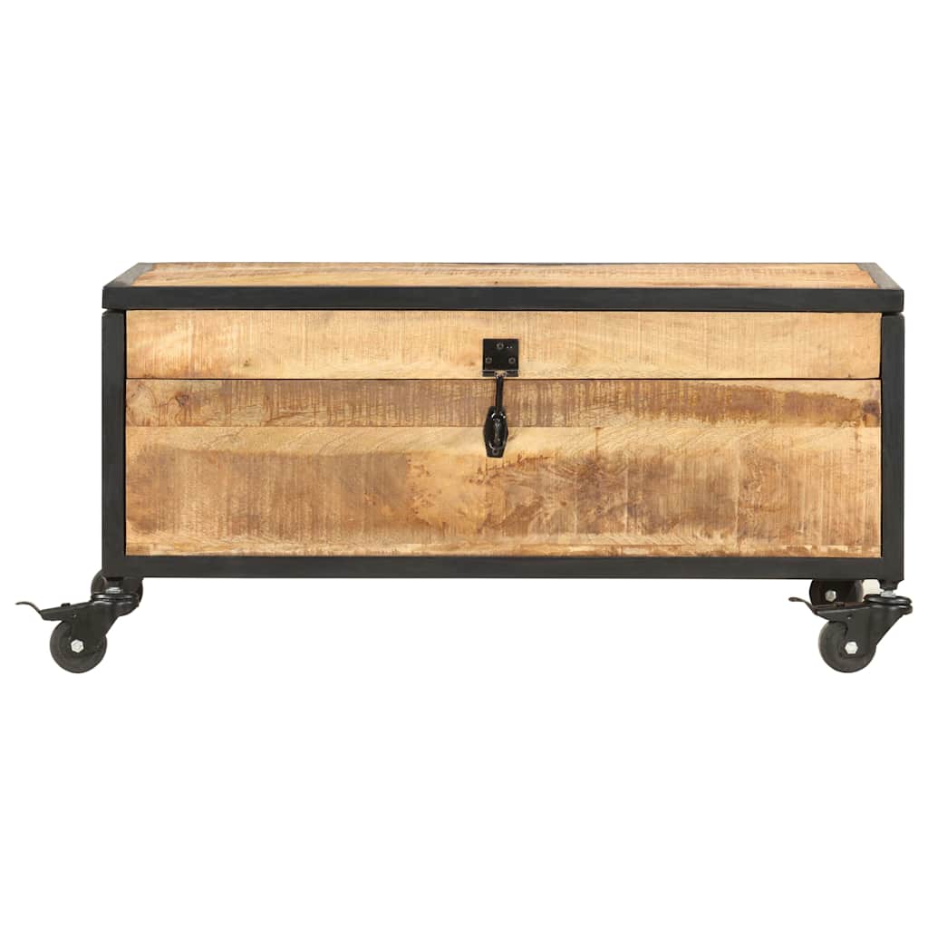 Vidaxl salontafel 70x50x33 cm massief mangohout