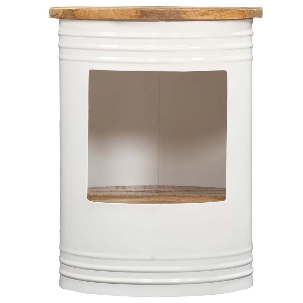 Vidaxl salontafel 43x55 cm massief mangohout