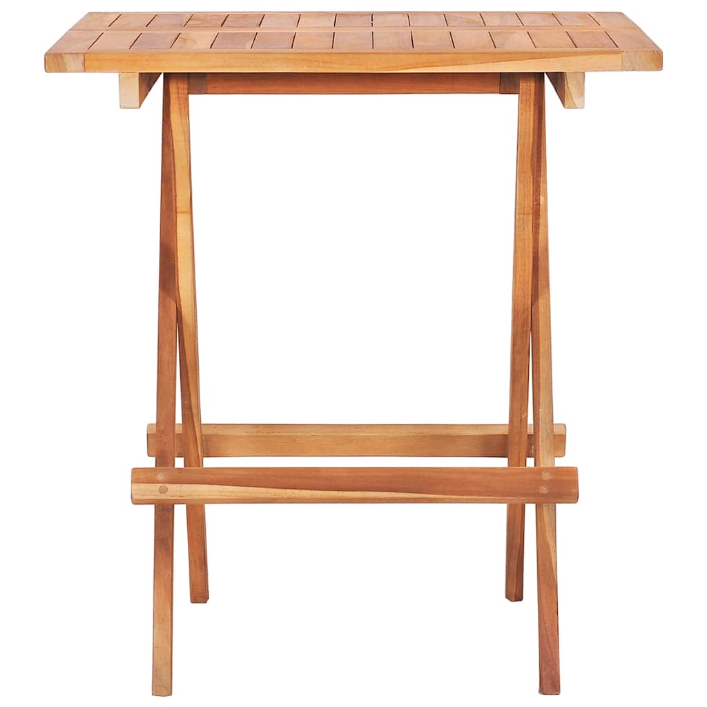 Vidaxl bistrotafel inklapbaar 60x60x65 cm massief teakhout