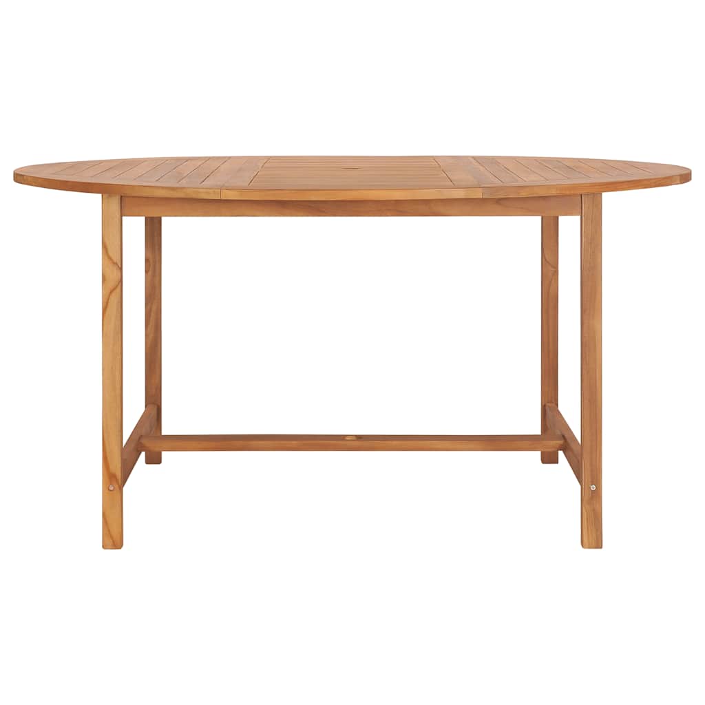 Vidaxl tuintafel 150x76 cm massief teakhout
