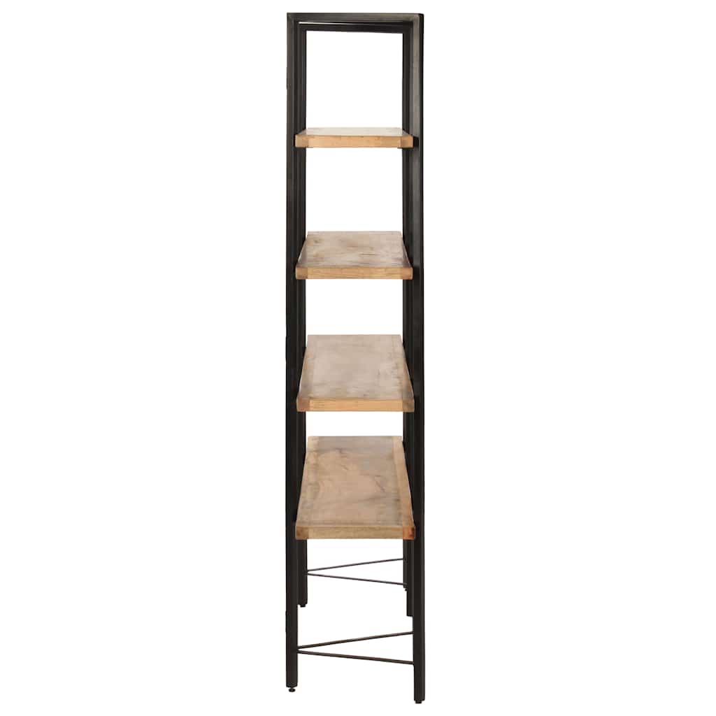 Vidaxl boekenkast met 4 schappen 160x35x160 cm massief mangohout