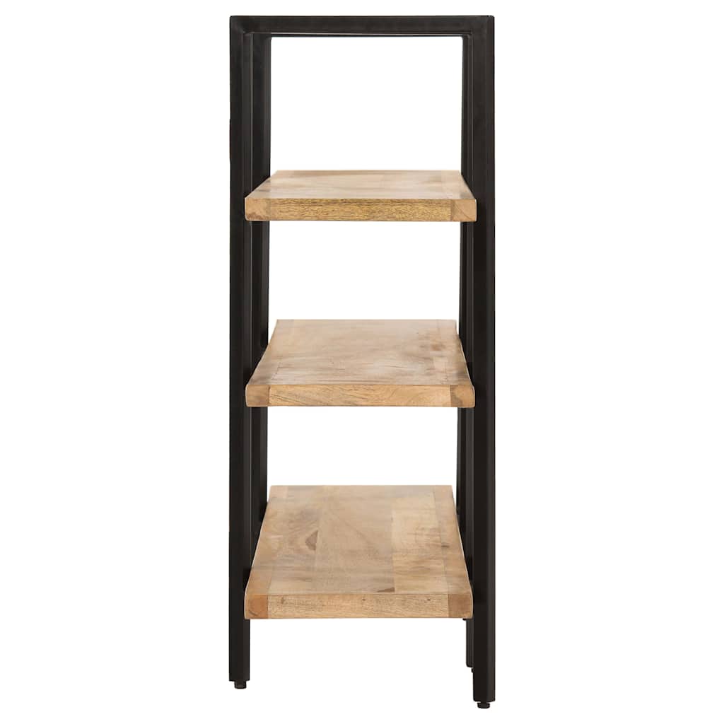 Vidaxl boekenkast met 3 schappen 160x31x80 cm massief mangohout