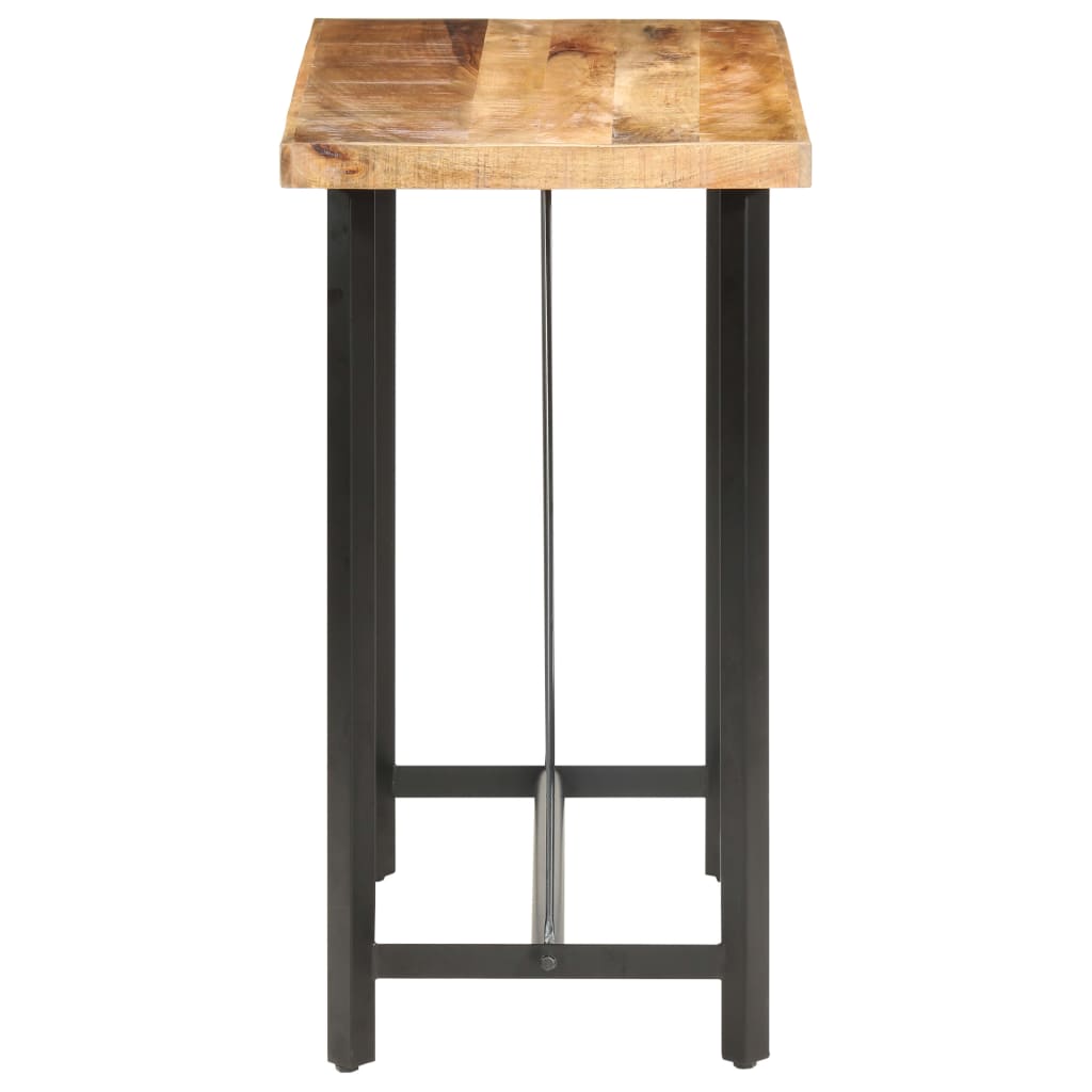 Vidaxl bartafel 120x58x107 cm ruw mangohout