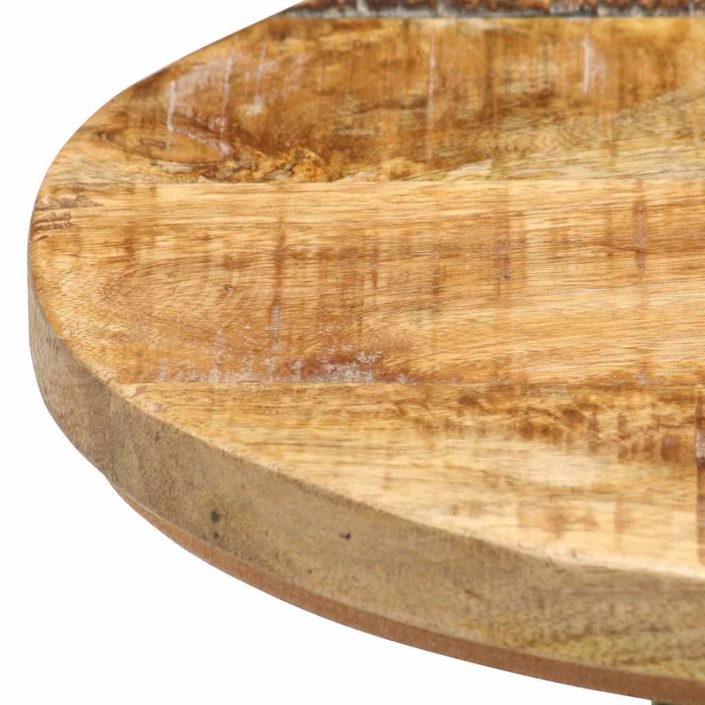 Vidaxl barkrukken 4 st ruw mangohout