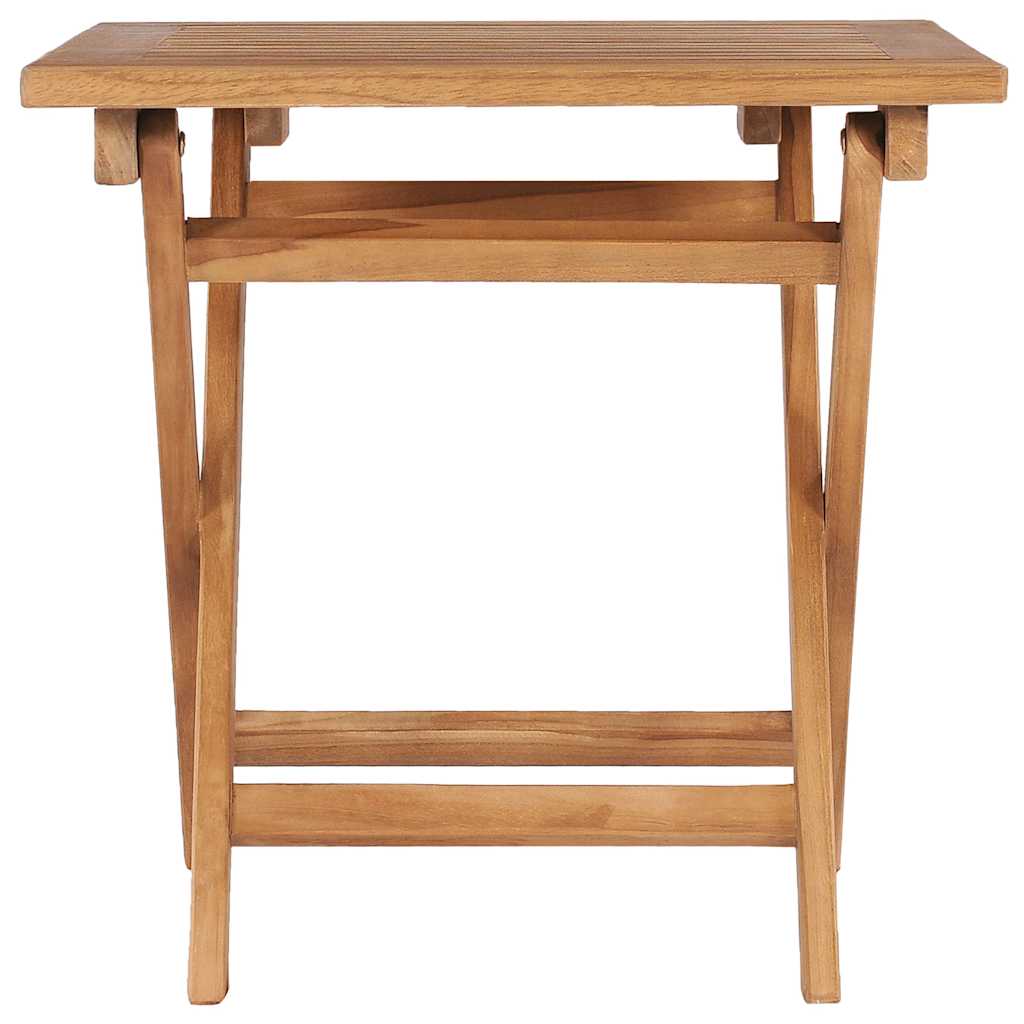 Vidaxl tuintafel inklapbaar 45x45x45 cm massief teakhout