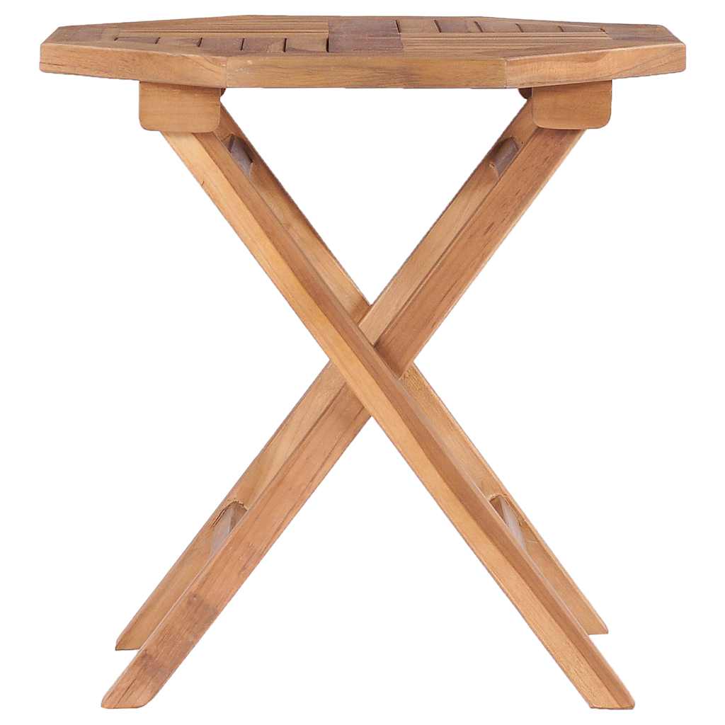 Vidaxl tuintafel inklapbaar 45x45x45 cm massief teakhout