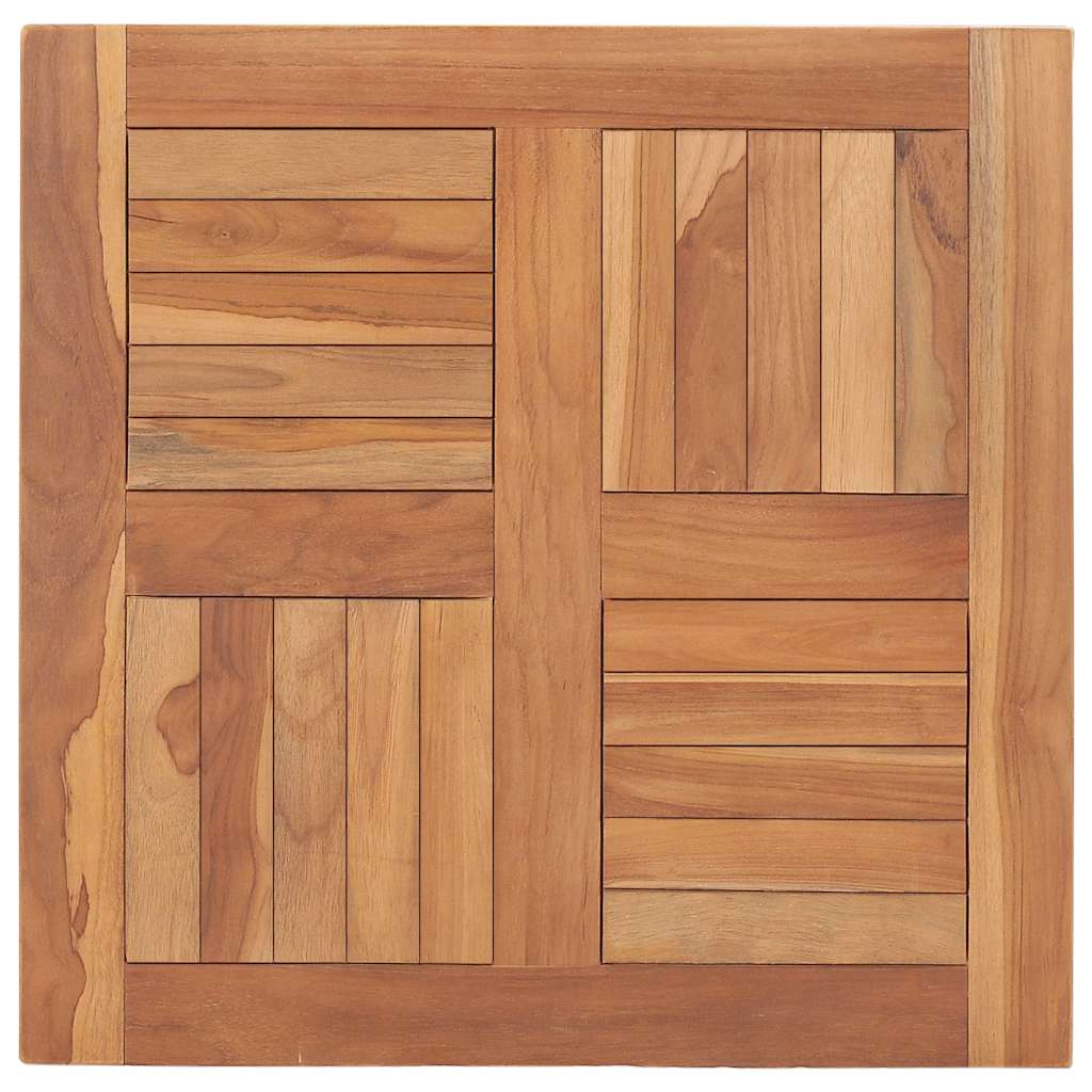 Vidaxl tafelblad 60x60x2,5 cm massief teakhout