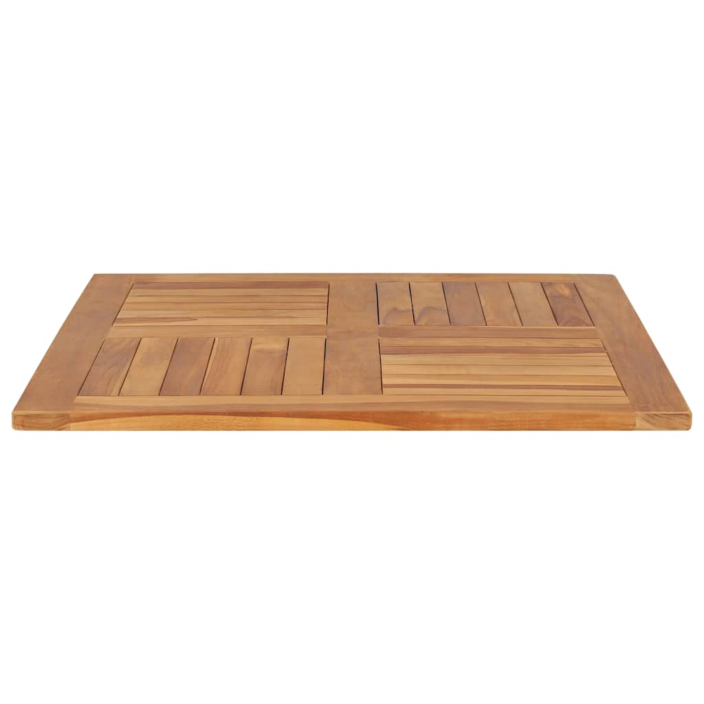Vidaxl tafelblad vierkant 80x80x2,5 cm massief teakhout