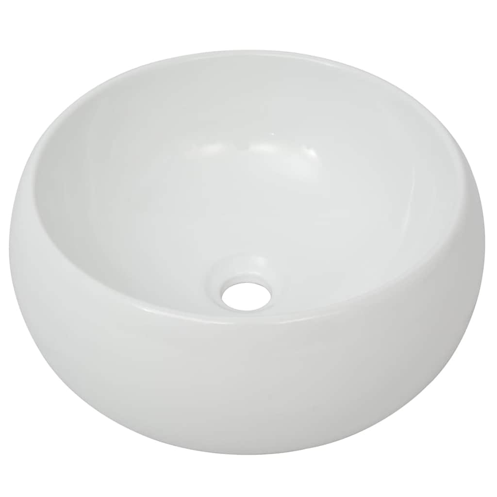 Vidaxl 2-delige badkamermeubelset keramiek eikenkleurig