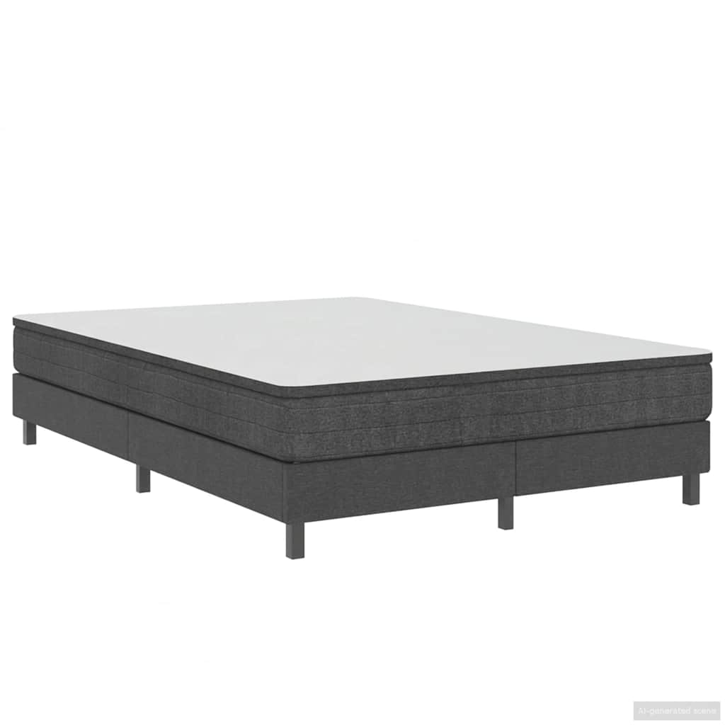 Vidaxl boxspringframe stof grijs 160x200 cm