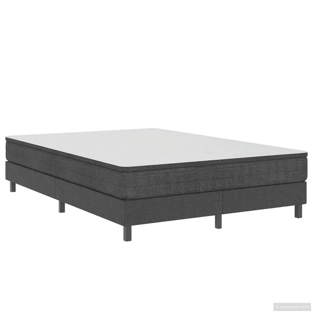 Vidaxl boxspringframe stof grijs 140x200 cm