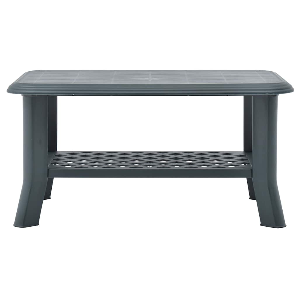 Vidaxl salontafel 90x60x46 cm kunststof groen