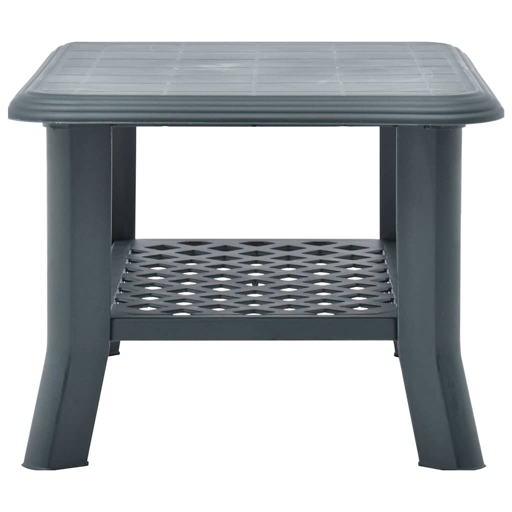 Vidaxl salontafel 90x60x46 cm kunststof groen
