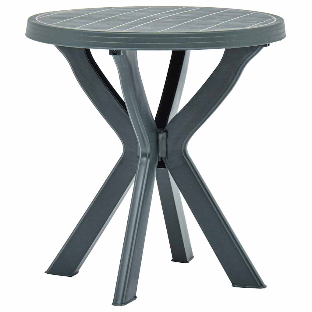 Vidaxl bistrotafel ø70 cm kunststof groen
