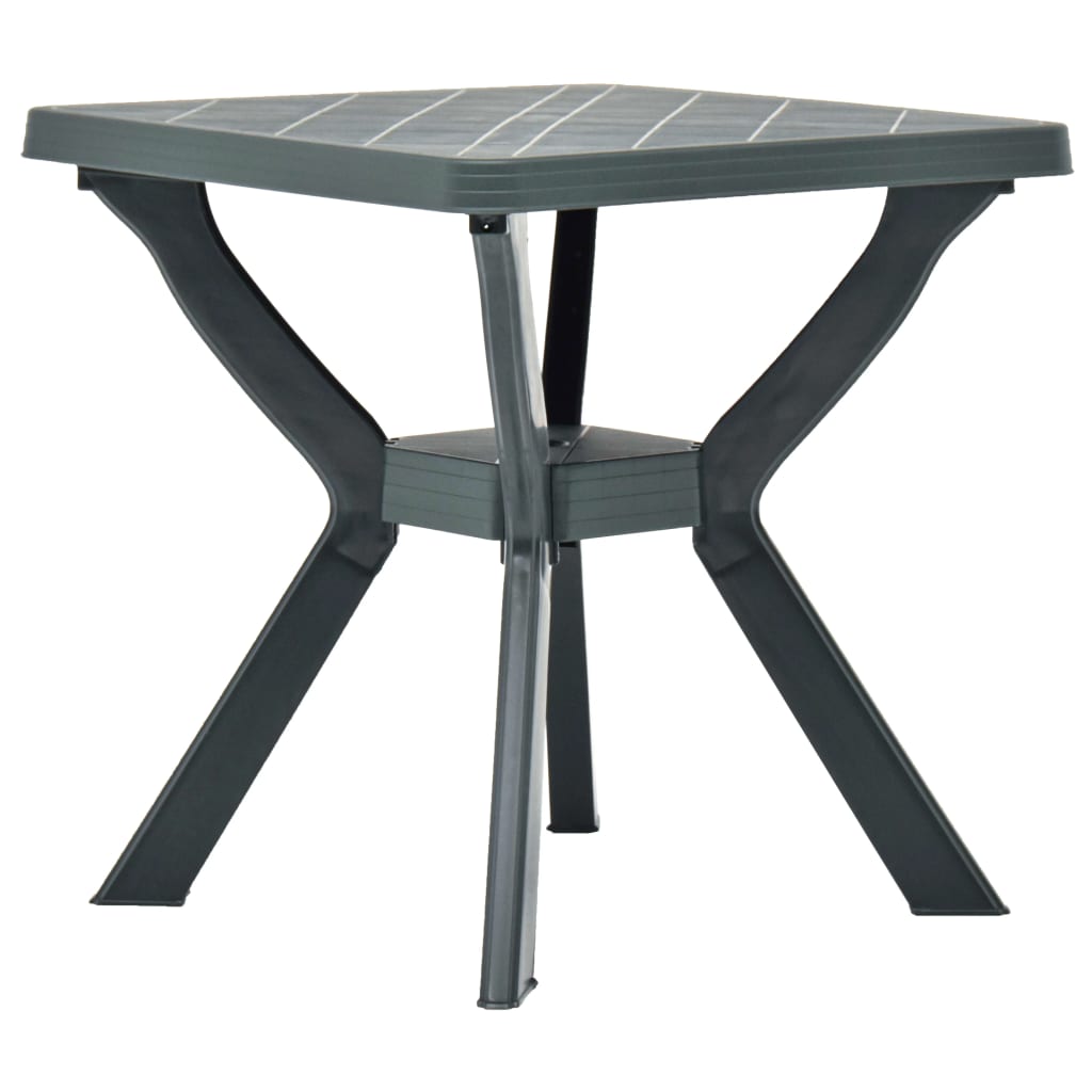 Vidaxl bistrotafel 70x70x72 cm kunststof groen