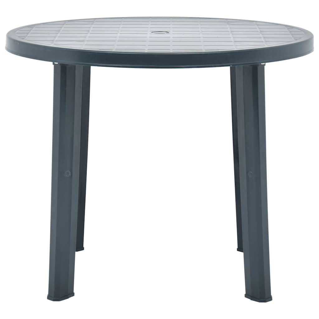 Vidaxl tuintafel 89 cm kunststof groen