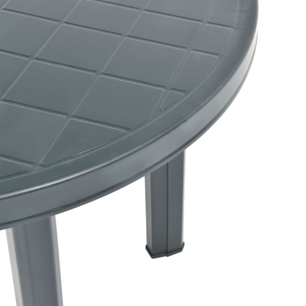 Vidaxl tuintafel 89 cm kunststof groen