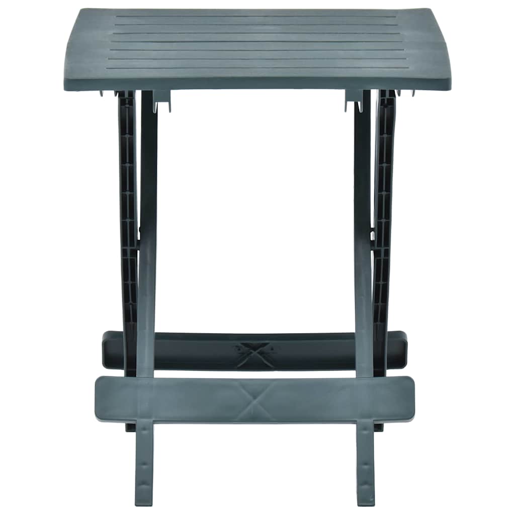 Vidaxl tuintafel inklapbaar 45x43x50 cm kunststof groen