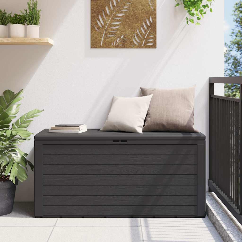 Vidaxl tuinbox 116x44x55 cm antraciet