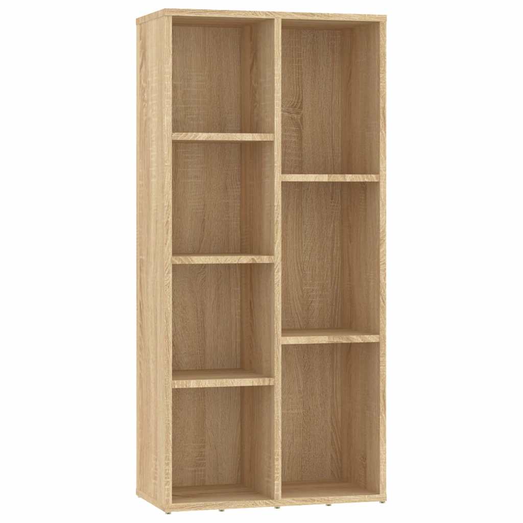 Vidaxl boekenkast 50x25x106 cm bewerkt hout sonoma eikenkleurig