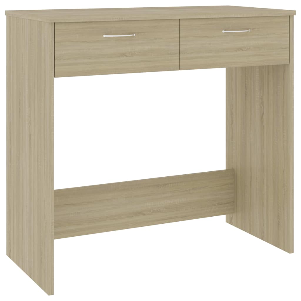 Vidaxl bureau 80x40x75 cm bewerkt hout sonoma eikenkleurig