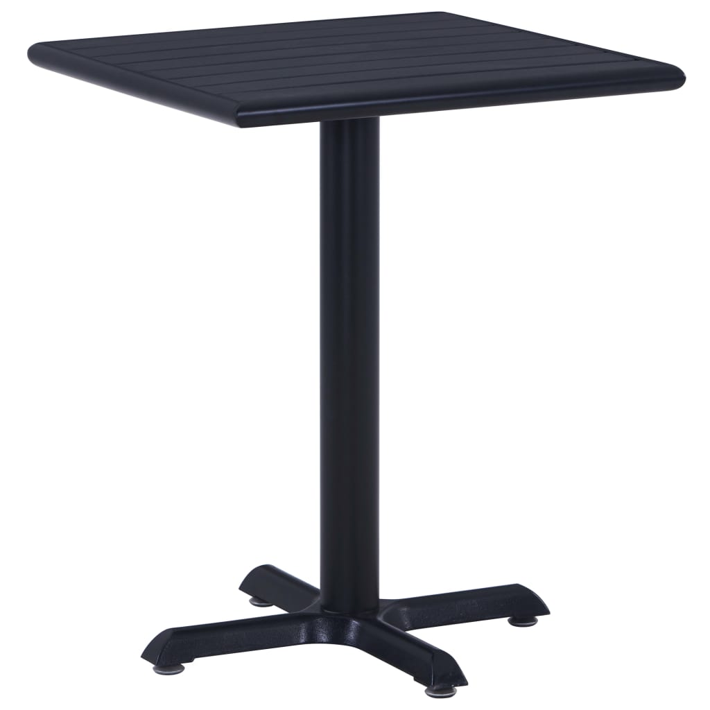 Vidaxl tuintafel 60x60x75 cm zwart