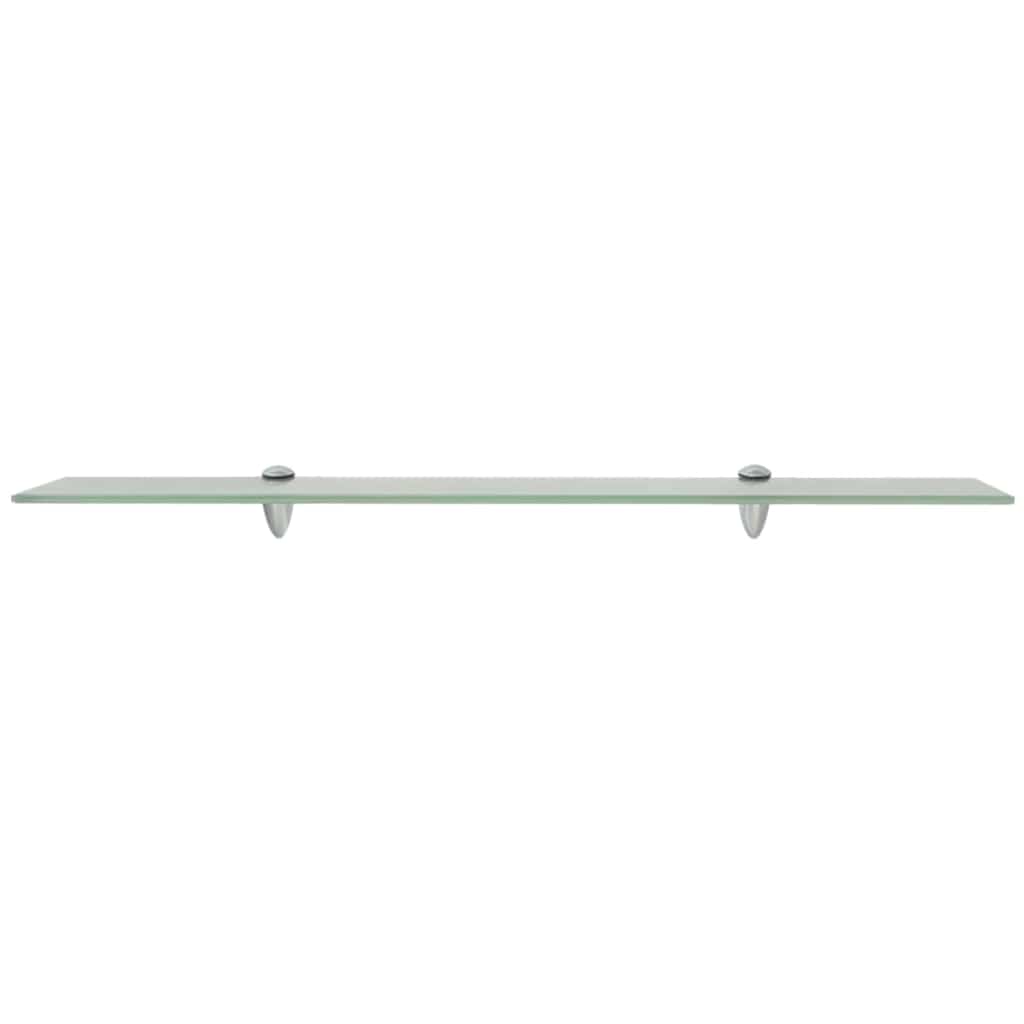 Vidaxl schappen zwevend 2 st 80x10 cm 8 mm glas