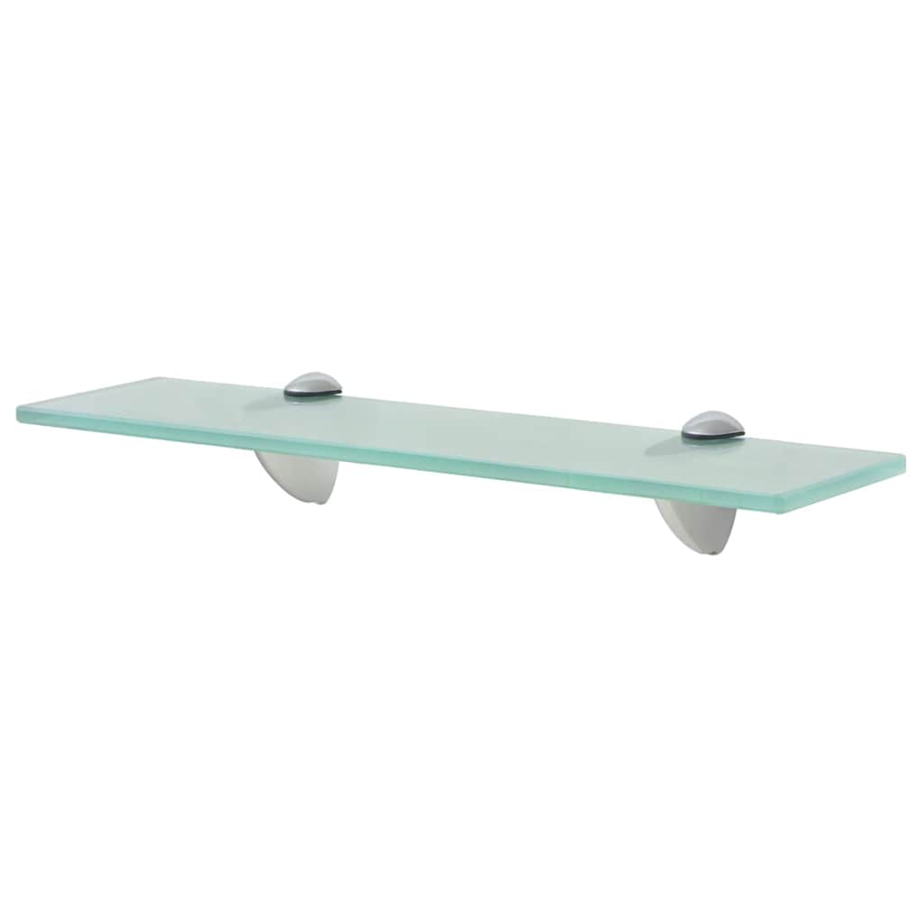 Vidaxl schappen zwevend 2 st 40x20 cm 8 mm glas