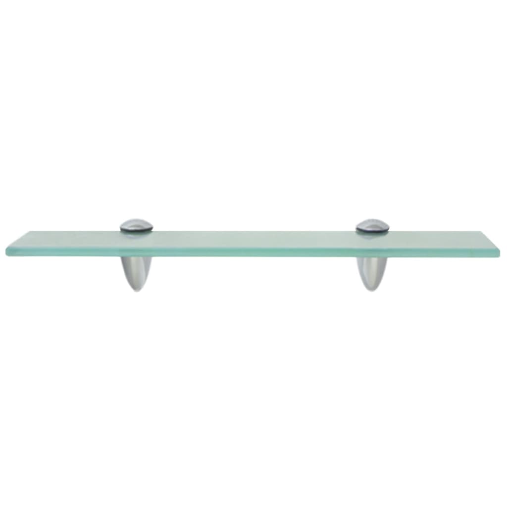 Vidaxl schappen zwevend 2 st 40x20 cm 8 mm glas