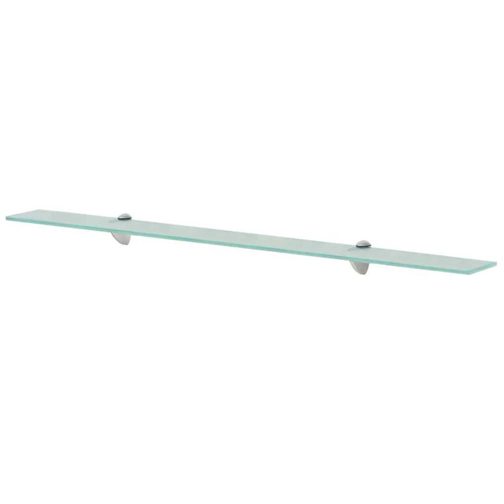 Vidaxl schappen zwevend 2 st 100x20 cm 8 mm glas