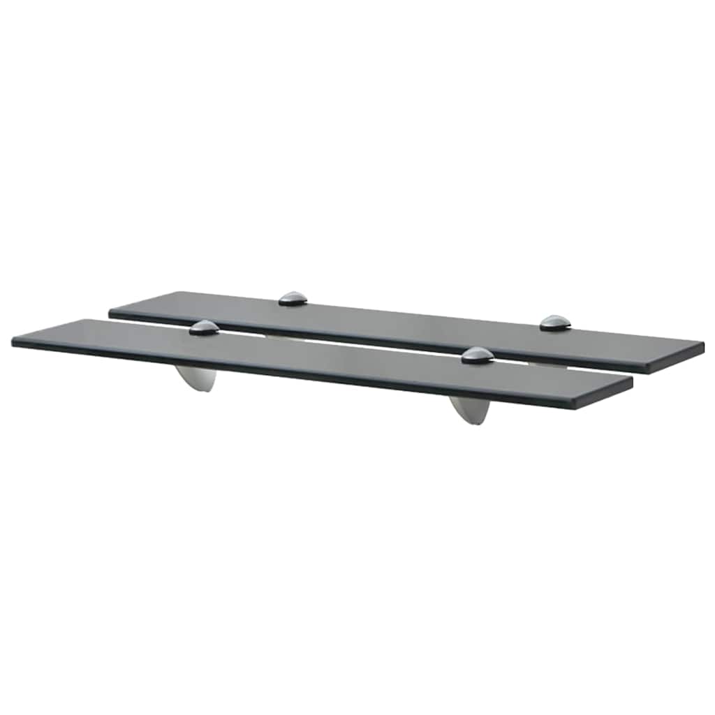 Vidaxl schappen zwevend 2 st 60x20 cm 8 mm glas