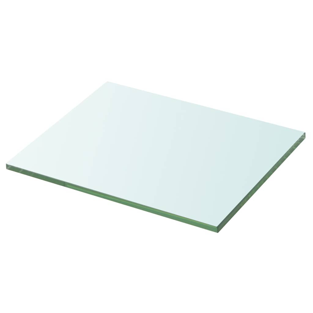 Vidaxl schappen 2 st 20x20 cm glas transparant