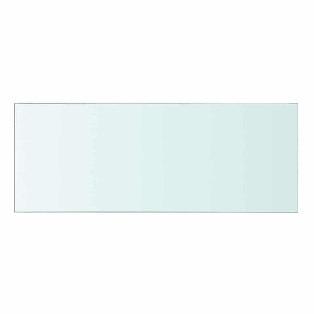 Vidaxl schappen 2 st 40x15 cm glas transparant