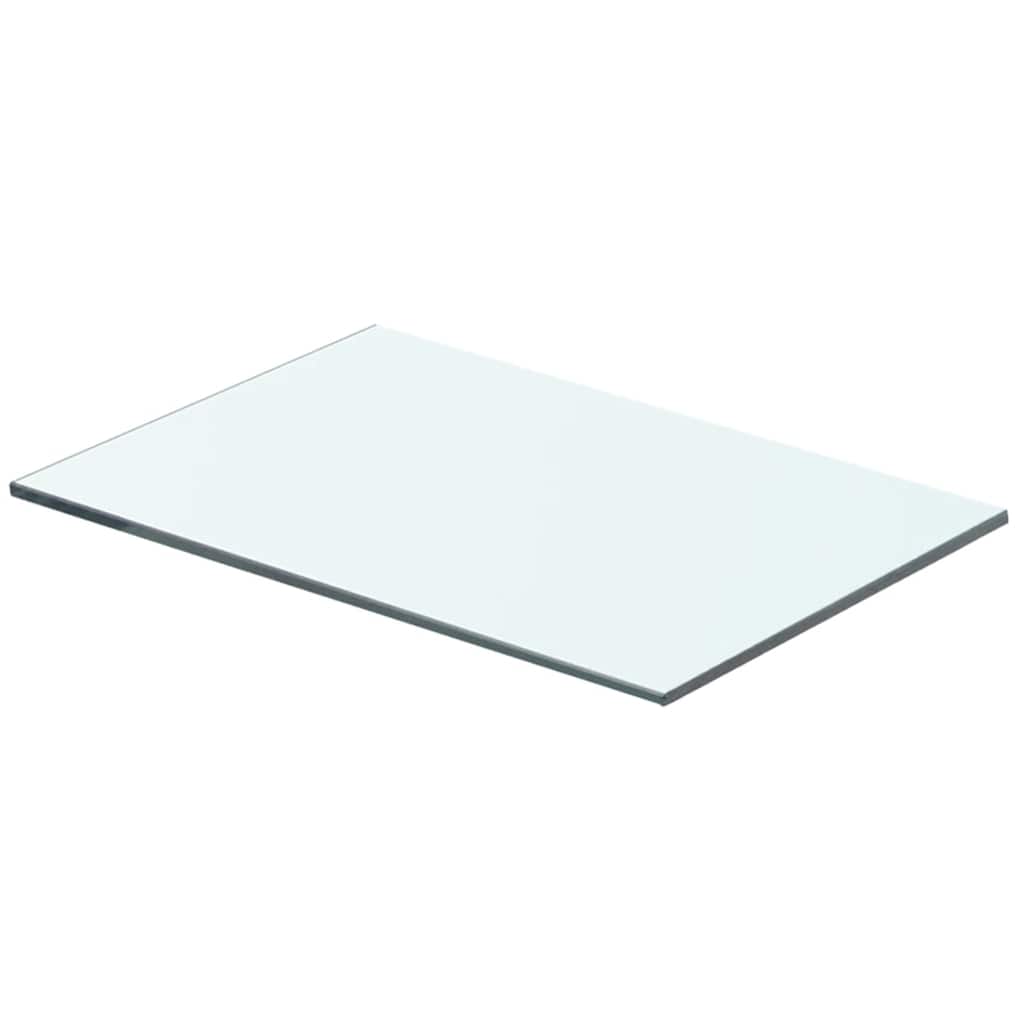 Vidaxl schappen 2 st 40x20 cm glas transparant