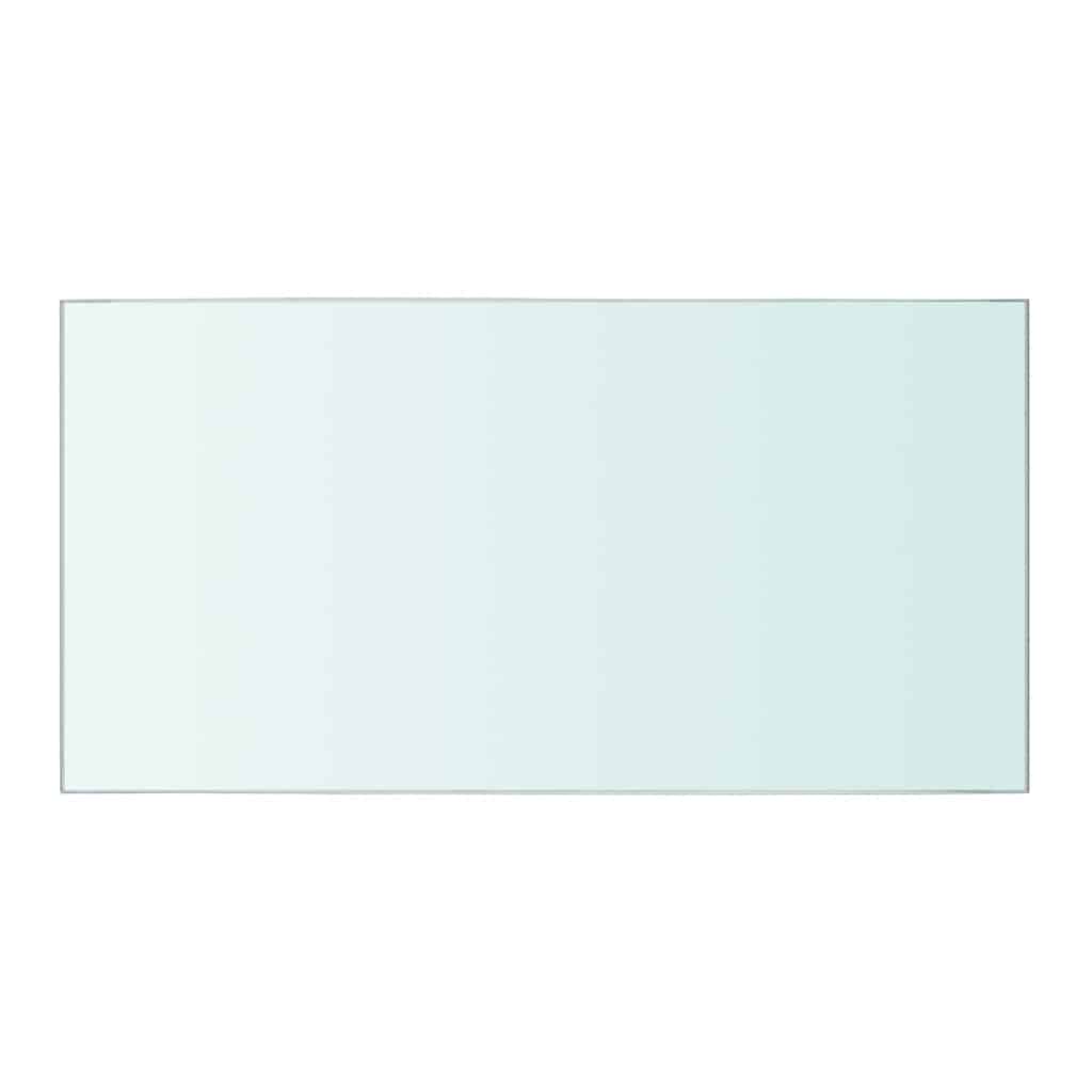 Vidaxl schappen 2 st 40x20 cm glas transparant