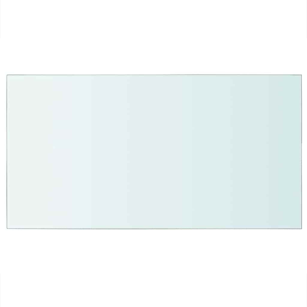 Vidaxl schappen 2 st 40x25 cm glas transparant