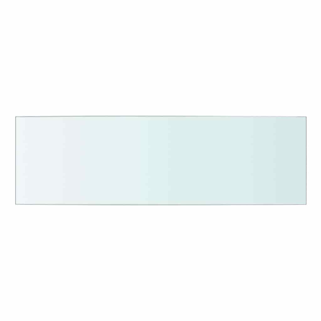 Vidaxl schappen 2 st 50x15 cm glas transparant