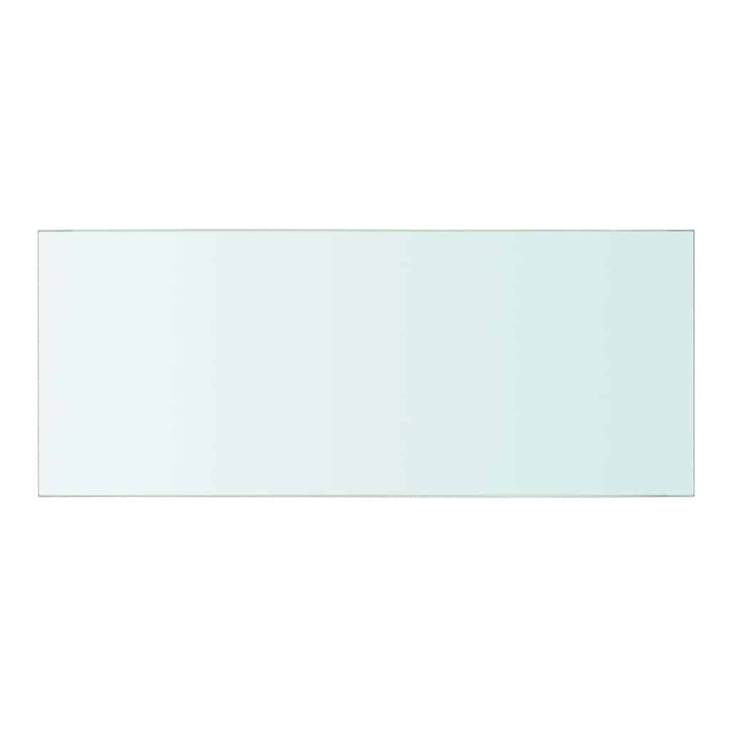 Vidaxl schappen 2 st 50x20 cm glas transparant