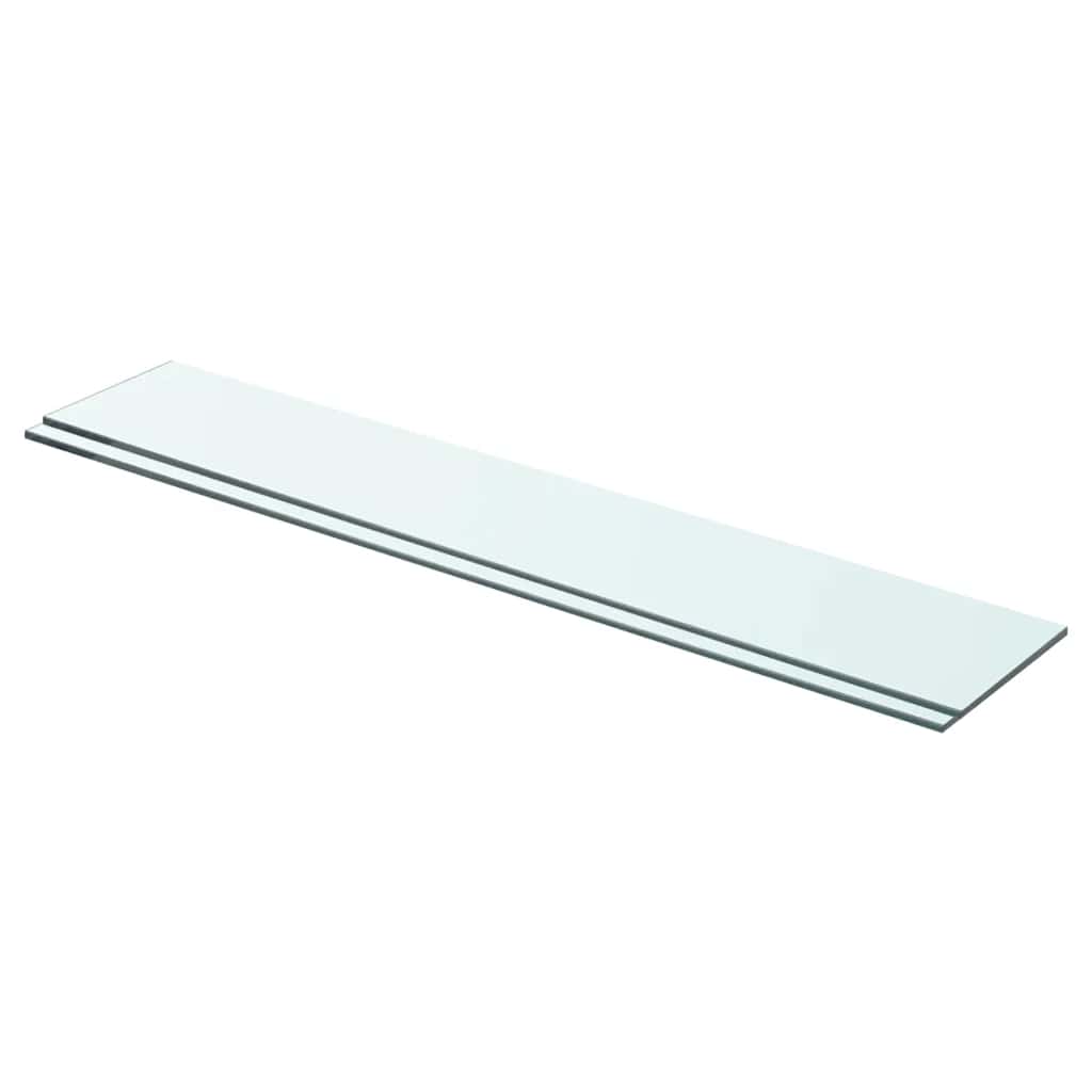 Vidaxl schappen 2 st 70x12 cm glas transparant